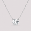 Round Diamond Solitaire Necklace