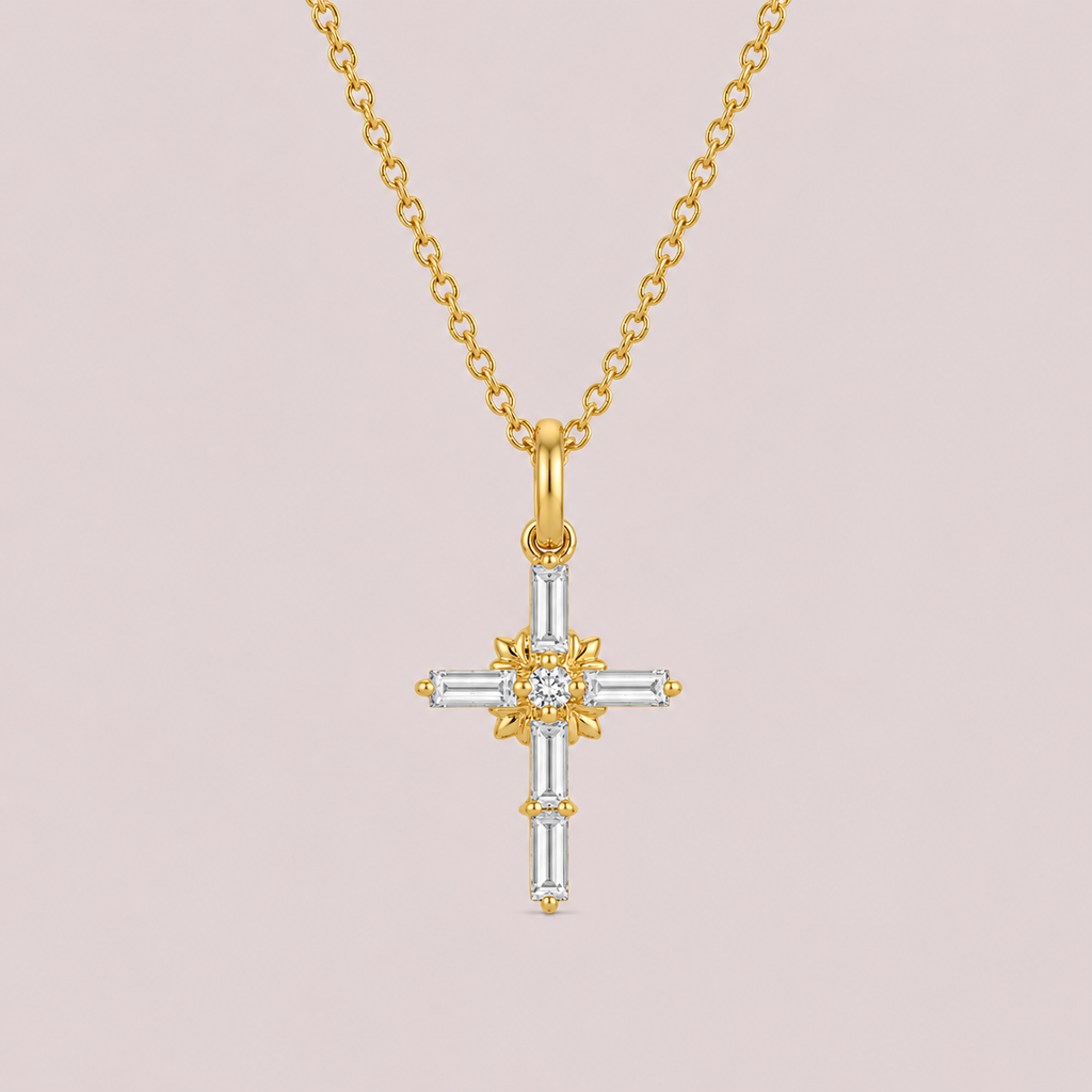 Diamond Cross Necklace