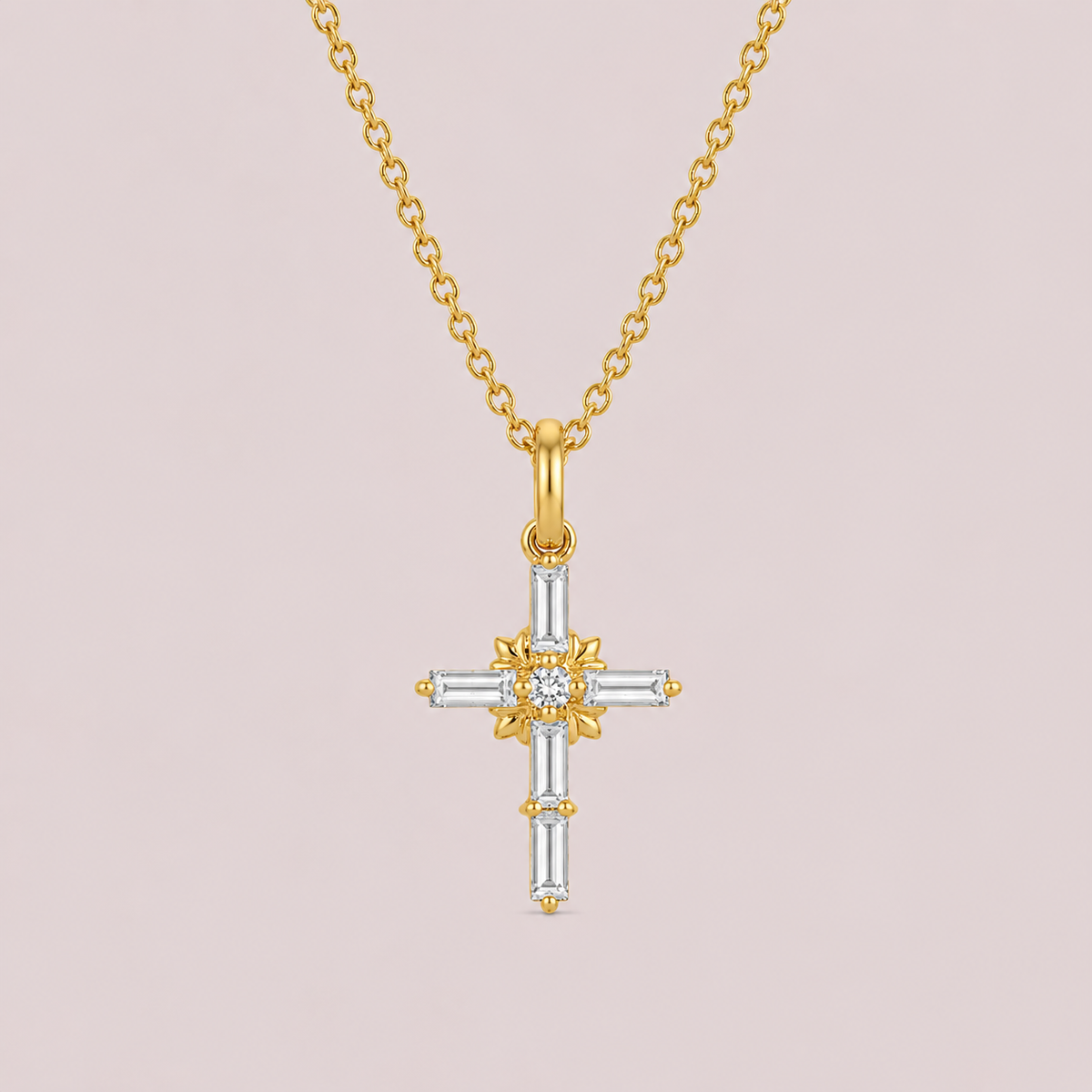 Diamond Cross Necklace