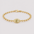 Fancy Yellow Diamond Ball Bracelet