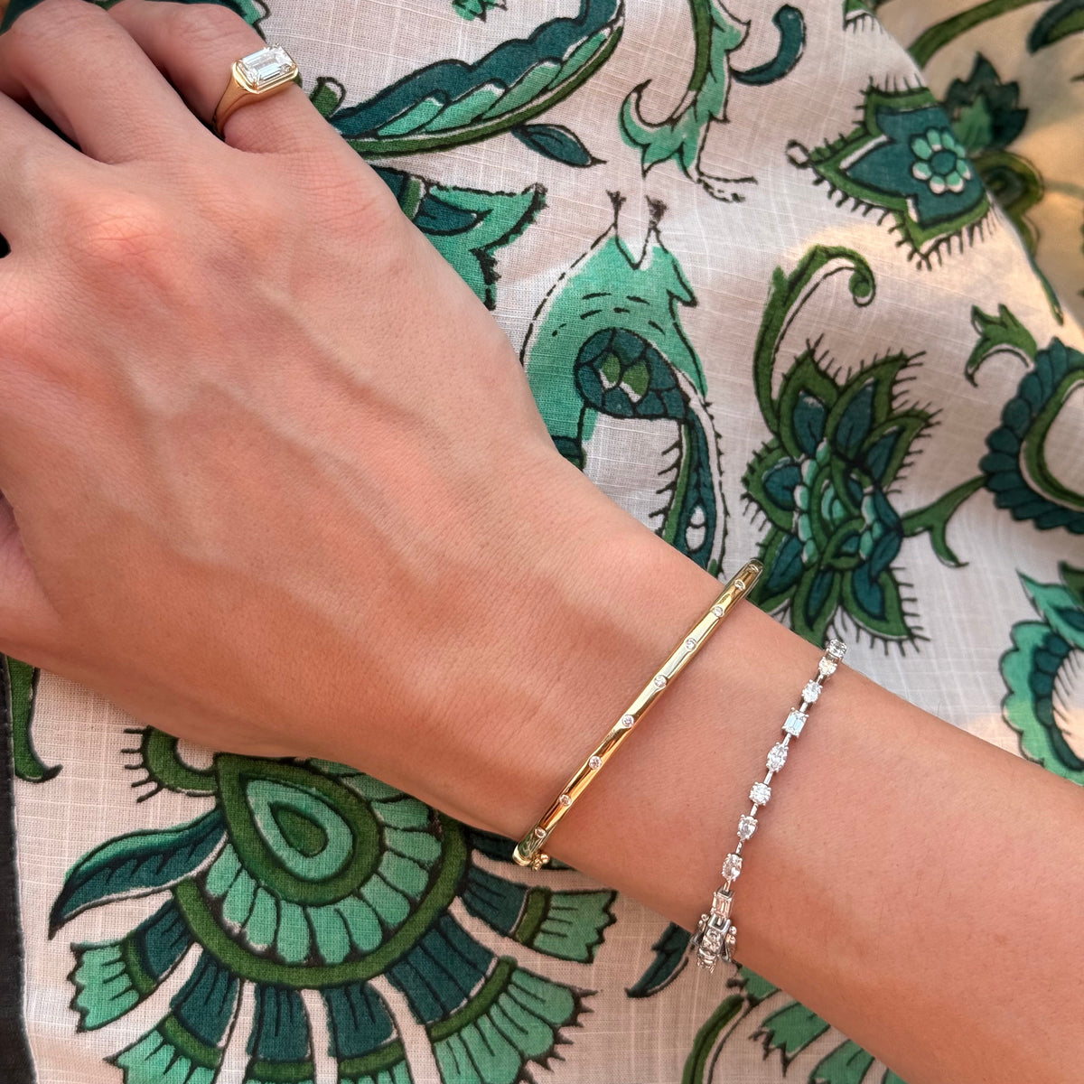Fancy Shape Diamond Bracelet