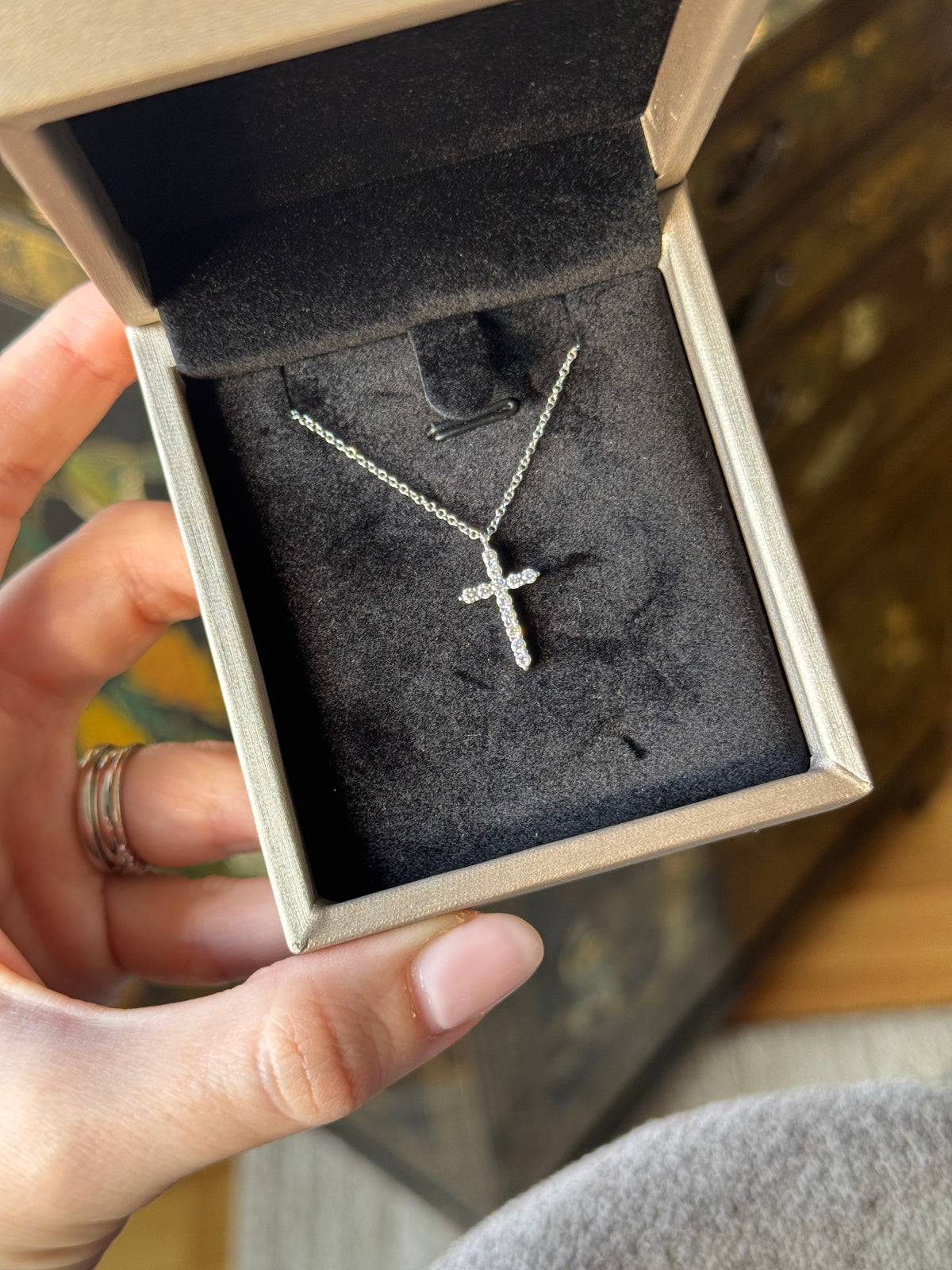Diamond Cross Necklace