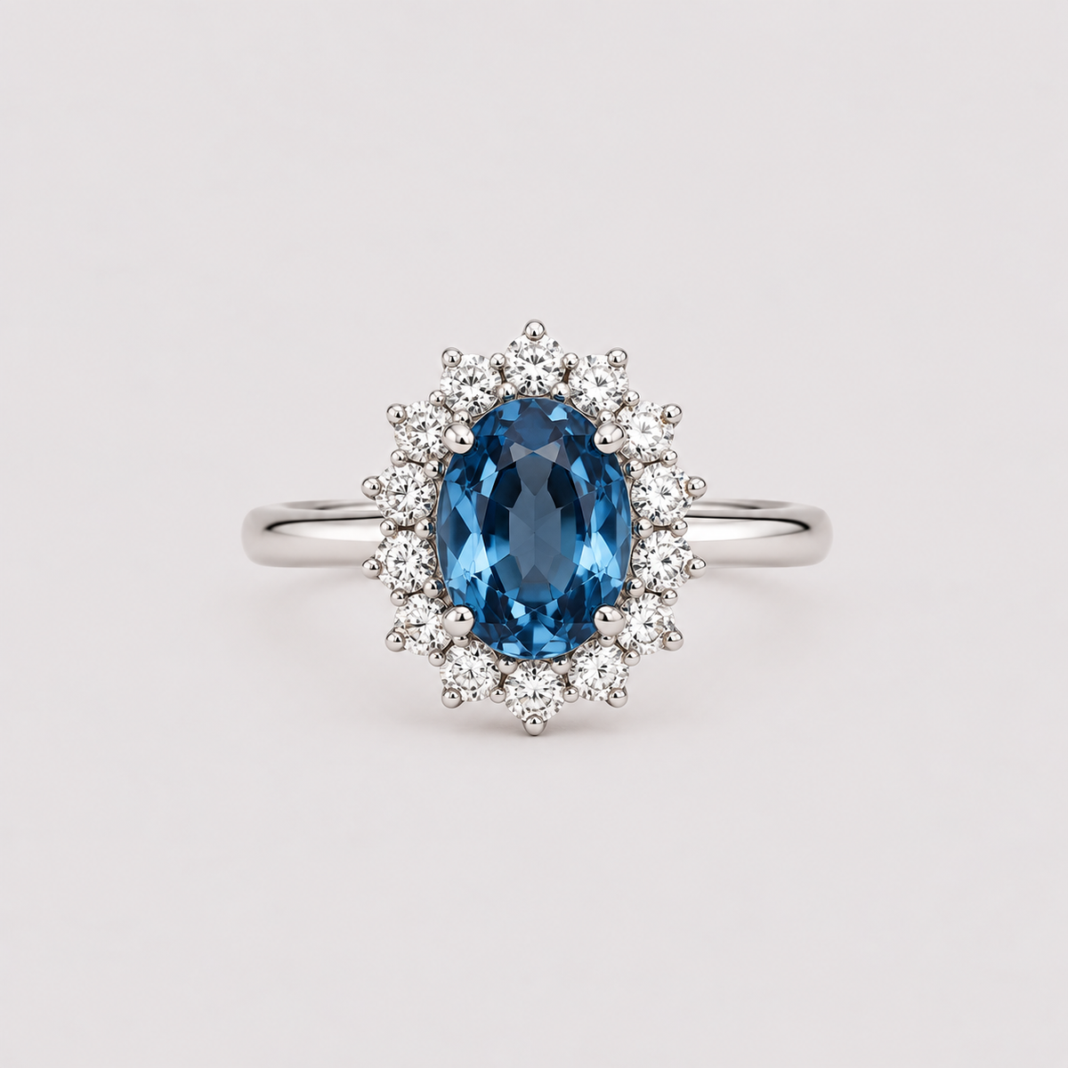 Sapphire & Diamond Ring