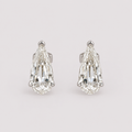 Step-Cut Pear Diamond Earrings