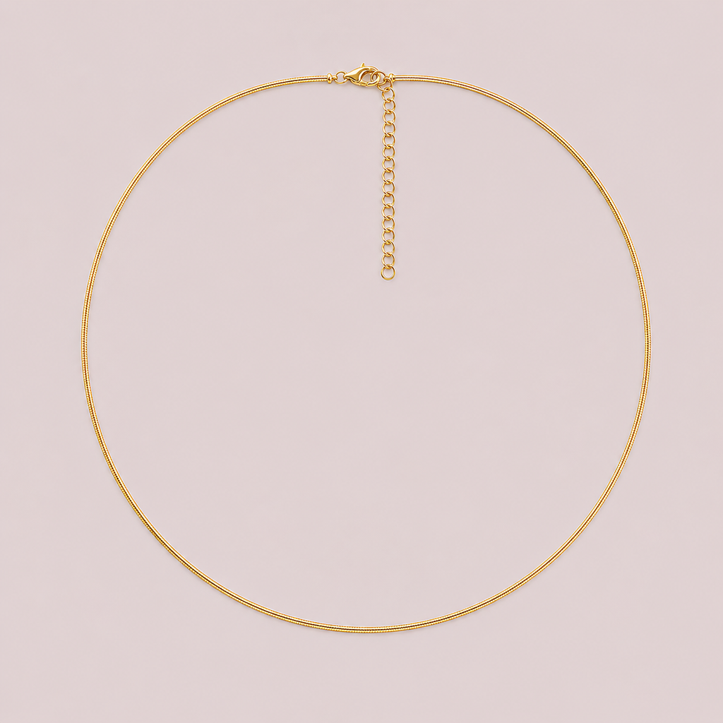 Skinny Wire Chain Necklace